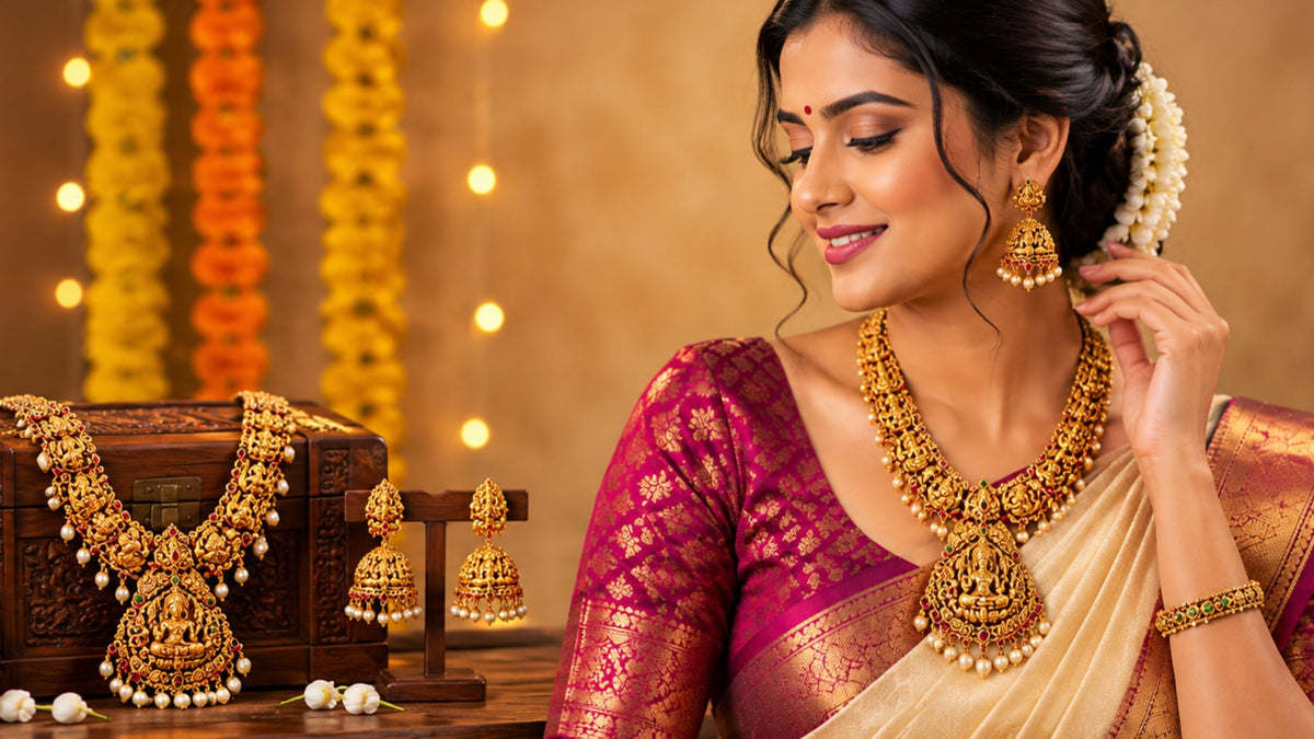 Temple Necklace Sets Explained: A First-Time Buyer's Guide to South Indian Jewellery