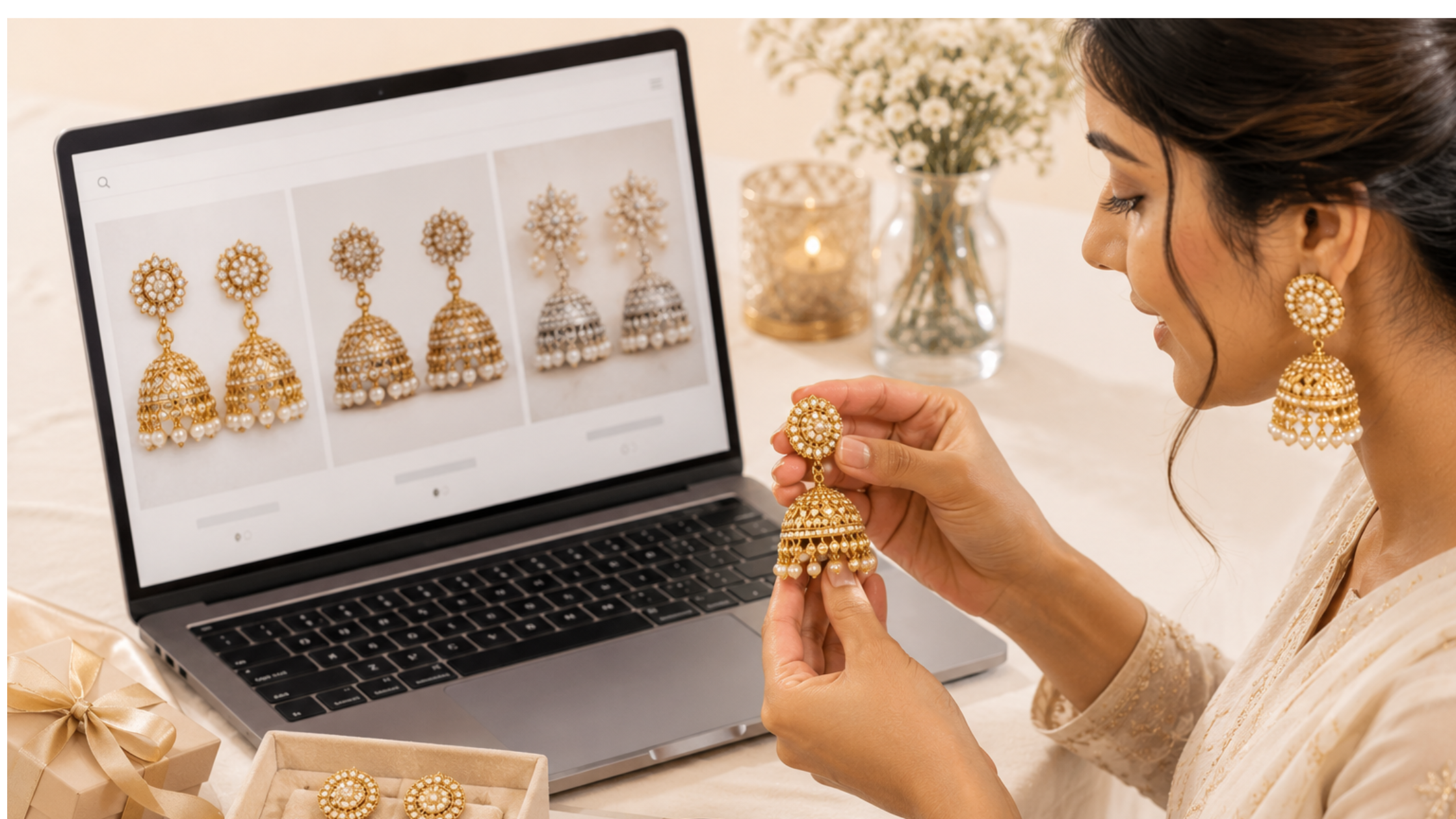 Before You Add to Cart: Everything to Check When Buying Big Jhumka Earrings Online