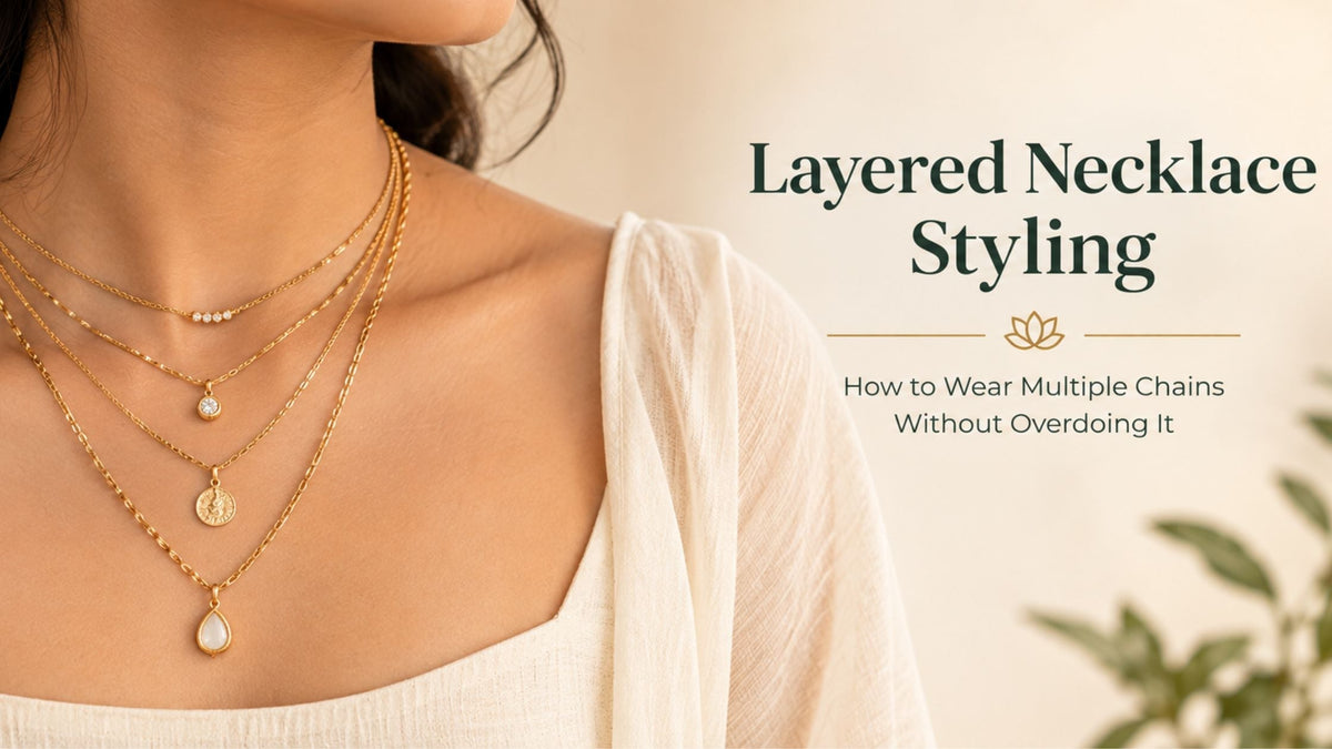 layered necklace styling 