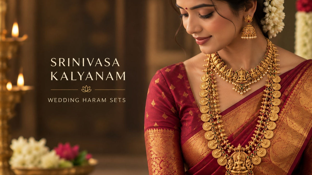 Srinivasa Kalyanam & Wedding Haram Sets: A Traditional Bridal Necklace Guide