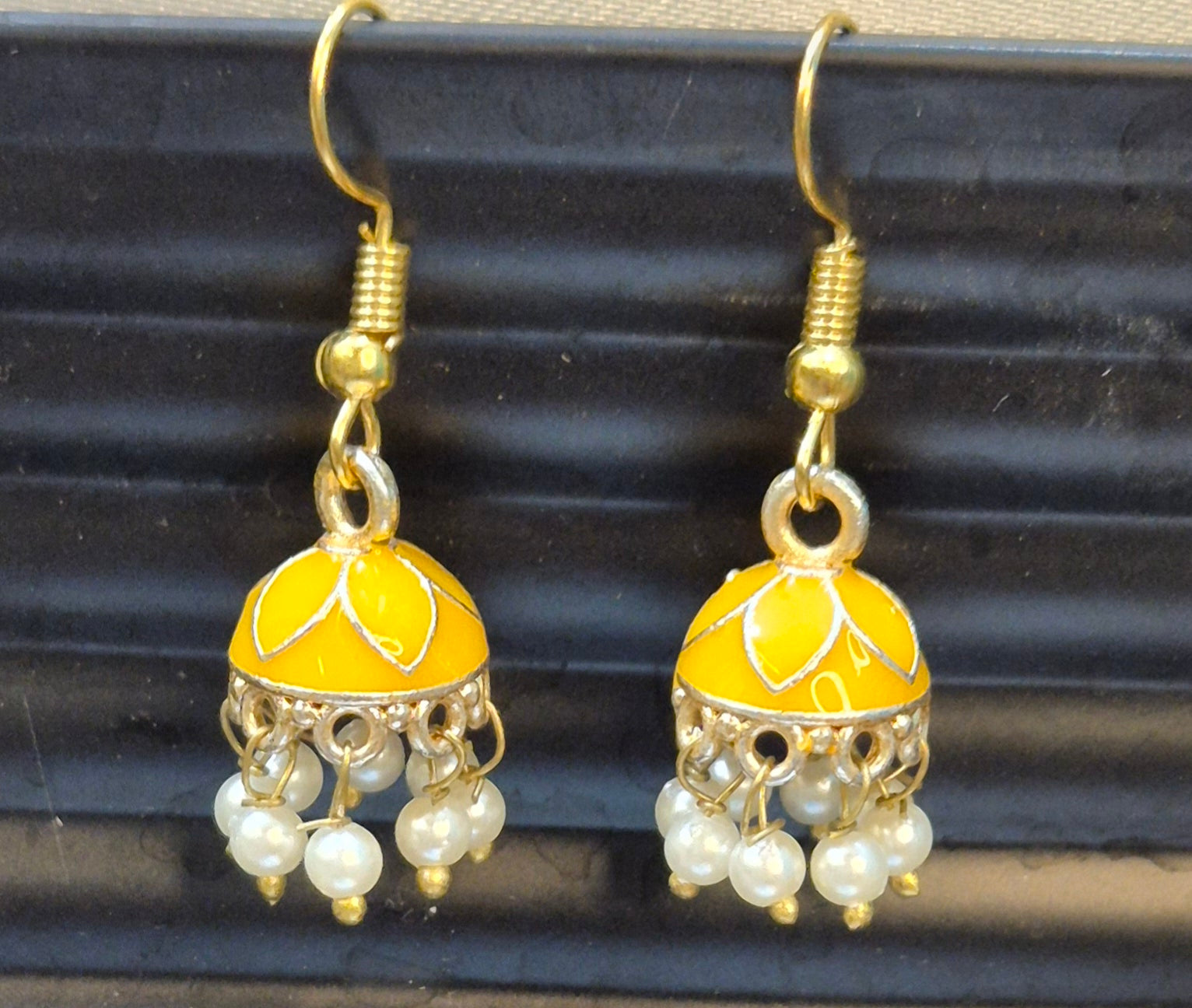 Meenakari Jhumkas