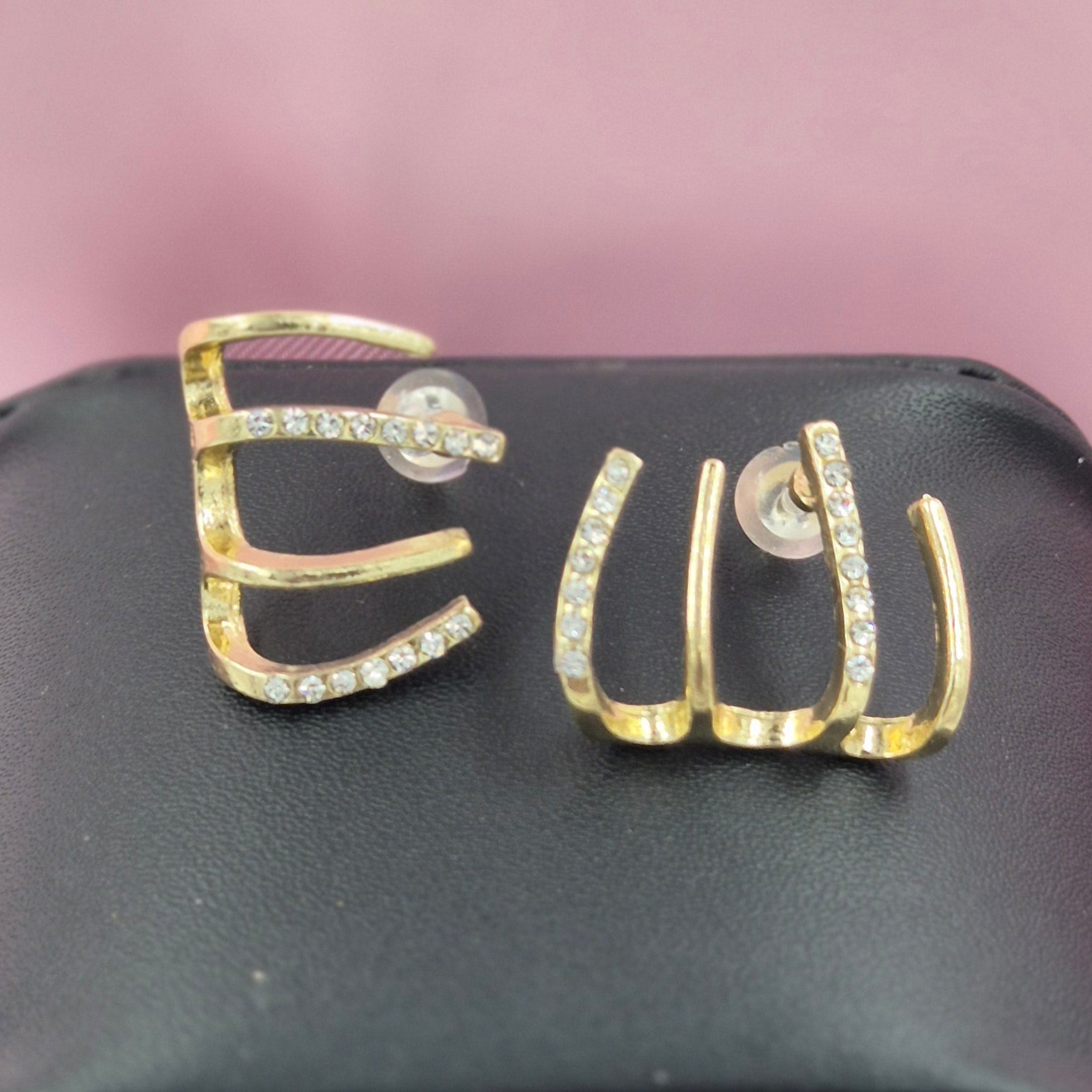 Double 'E' ear lobe clutch stud