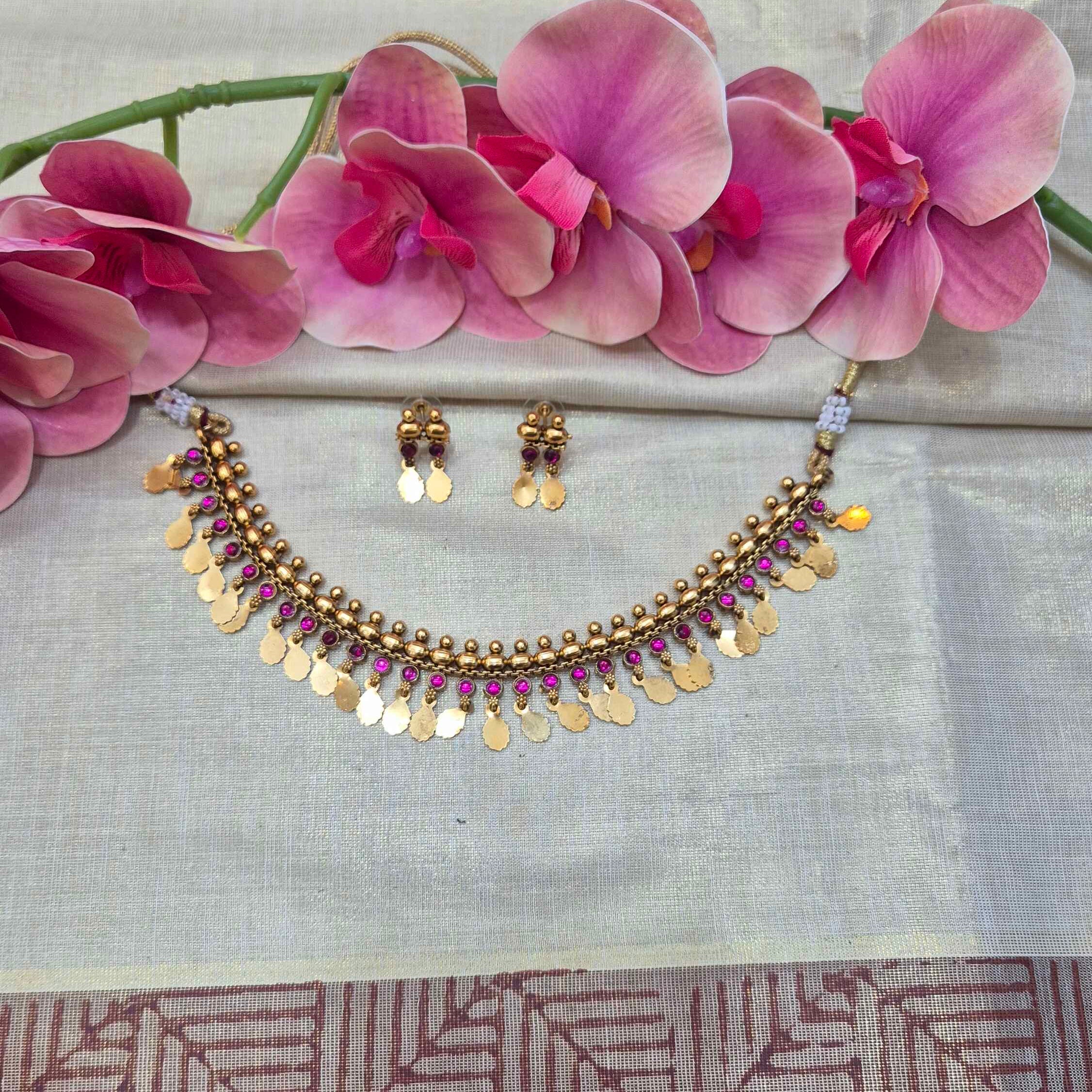 Elakkathali choker necklace -Kerala traditional -Model 2