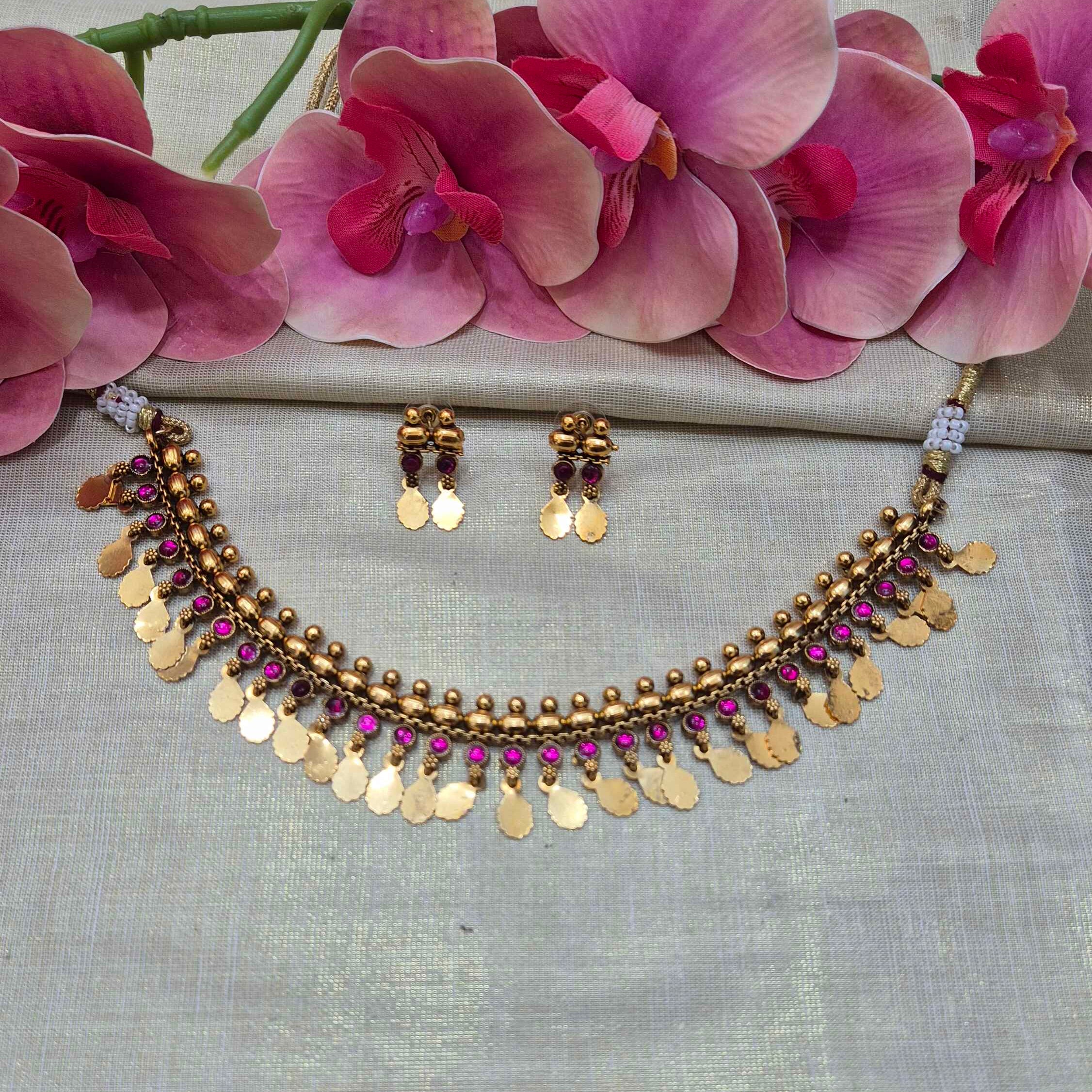 Elakkathali choker necklace -Kerala traditional -Model 2