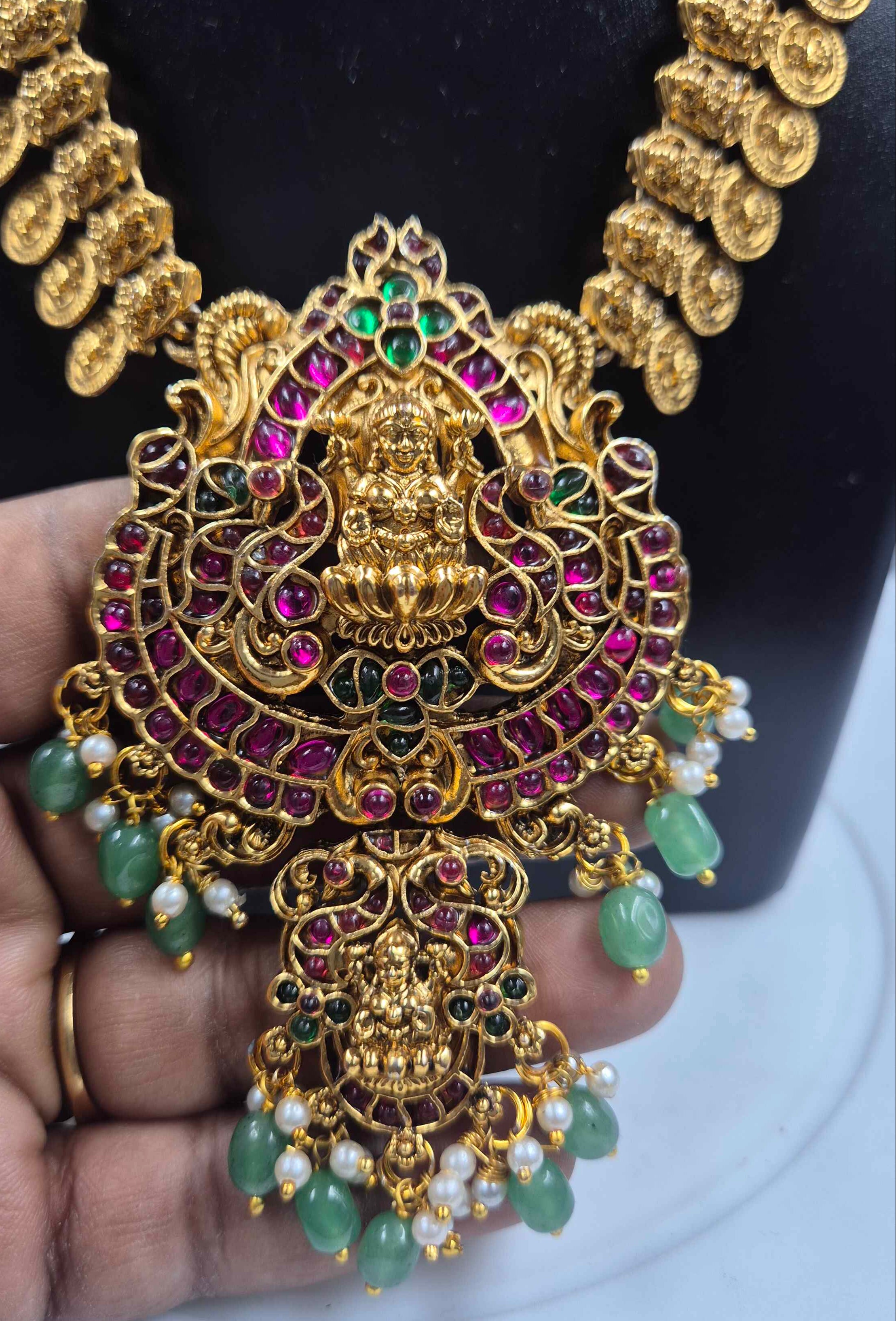 Kasu Mala haram Set | Lakshmi Kasu Mala Jewellery