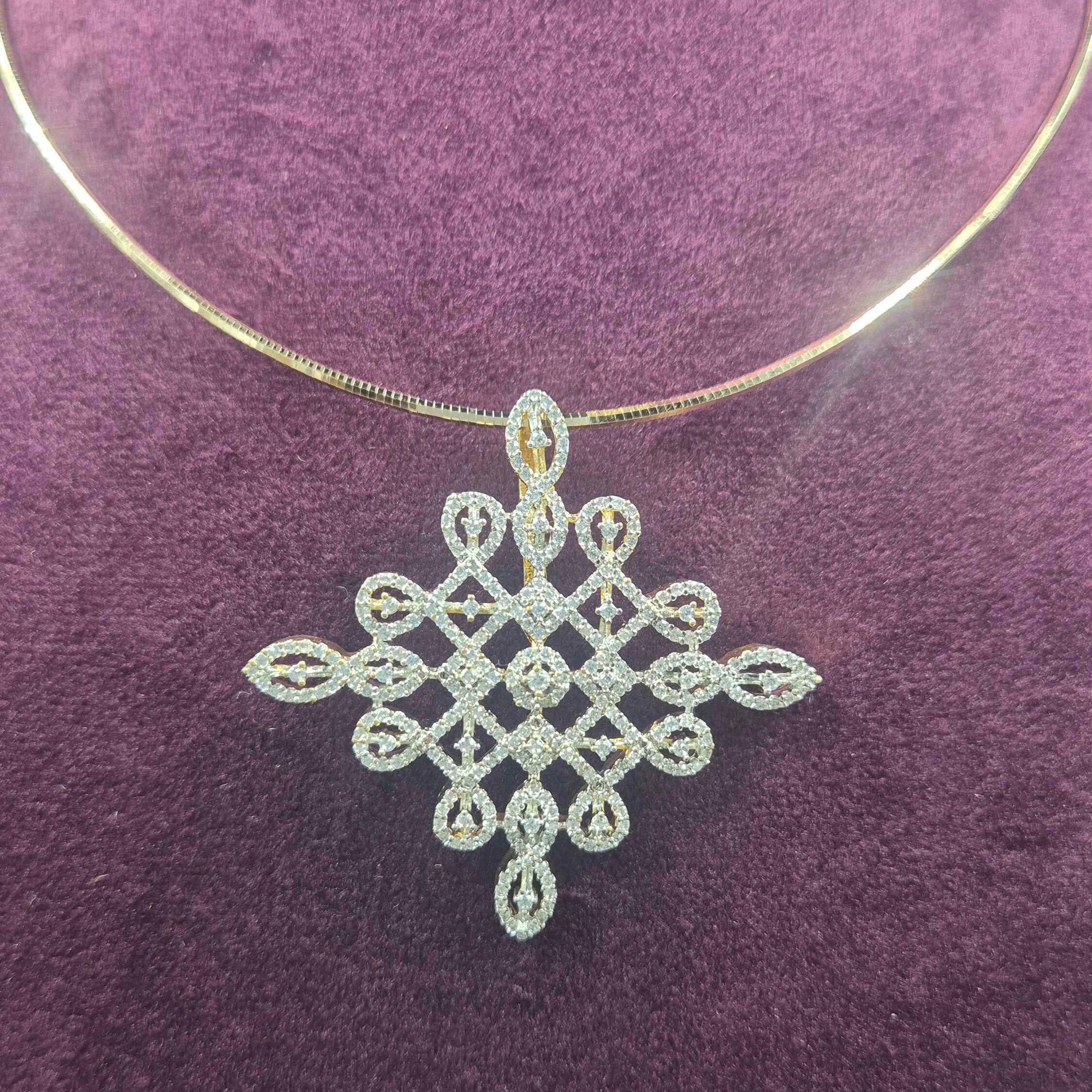 Kolam Hasli Necklace Set | Running dollar|Elegant Traditional South Indian Jewellery-