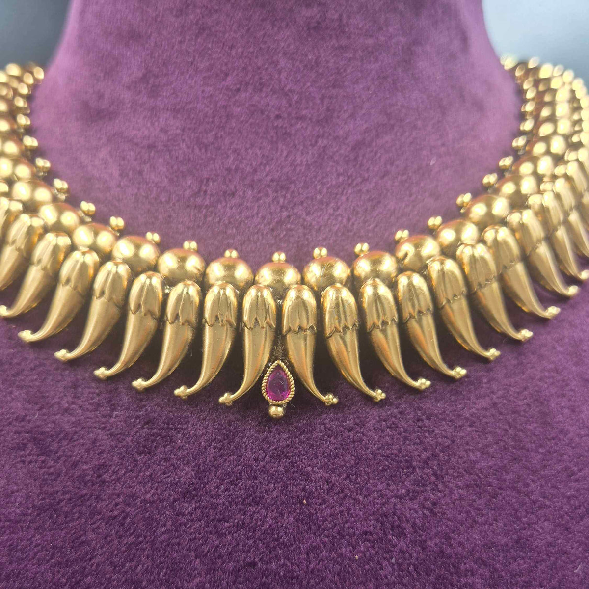 Kerala Style Gold  Pichi mottu  Mala Choker Necklace | Traditional Kerala Jewellery