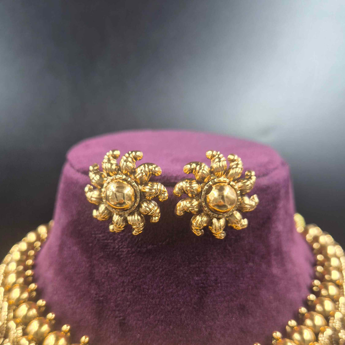 Traditional Mango Choker Necklace | Elegant South Indian Jewellery