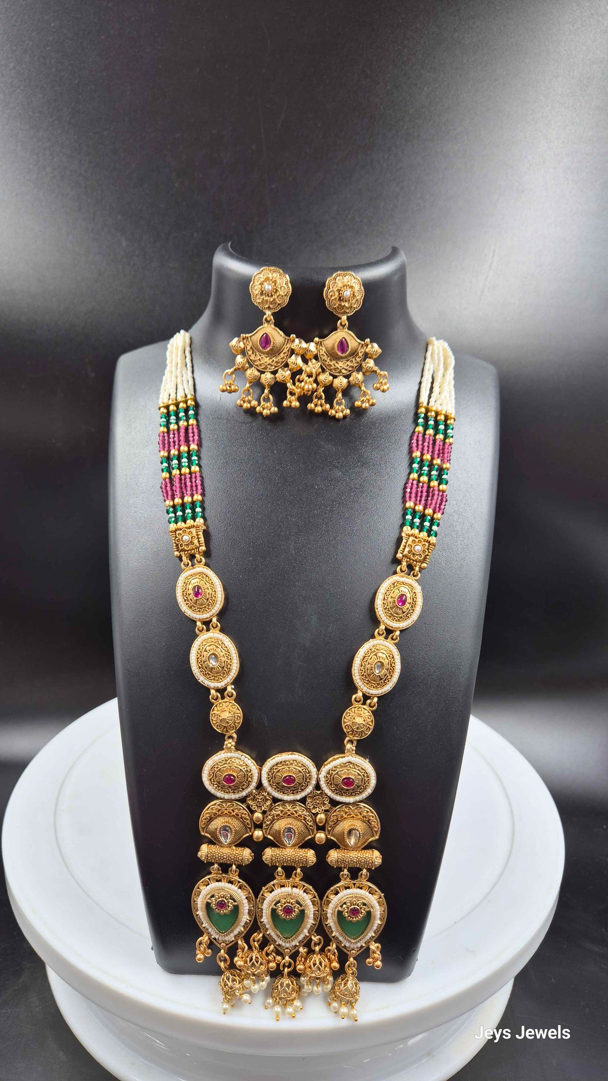Designer Multicolor Beaded Haram