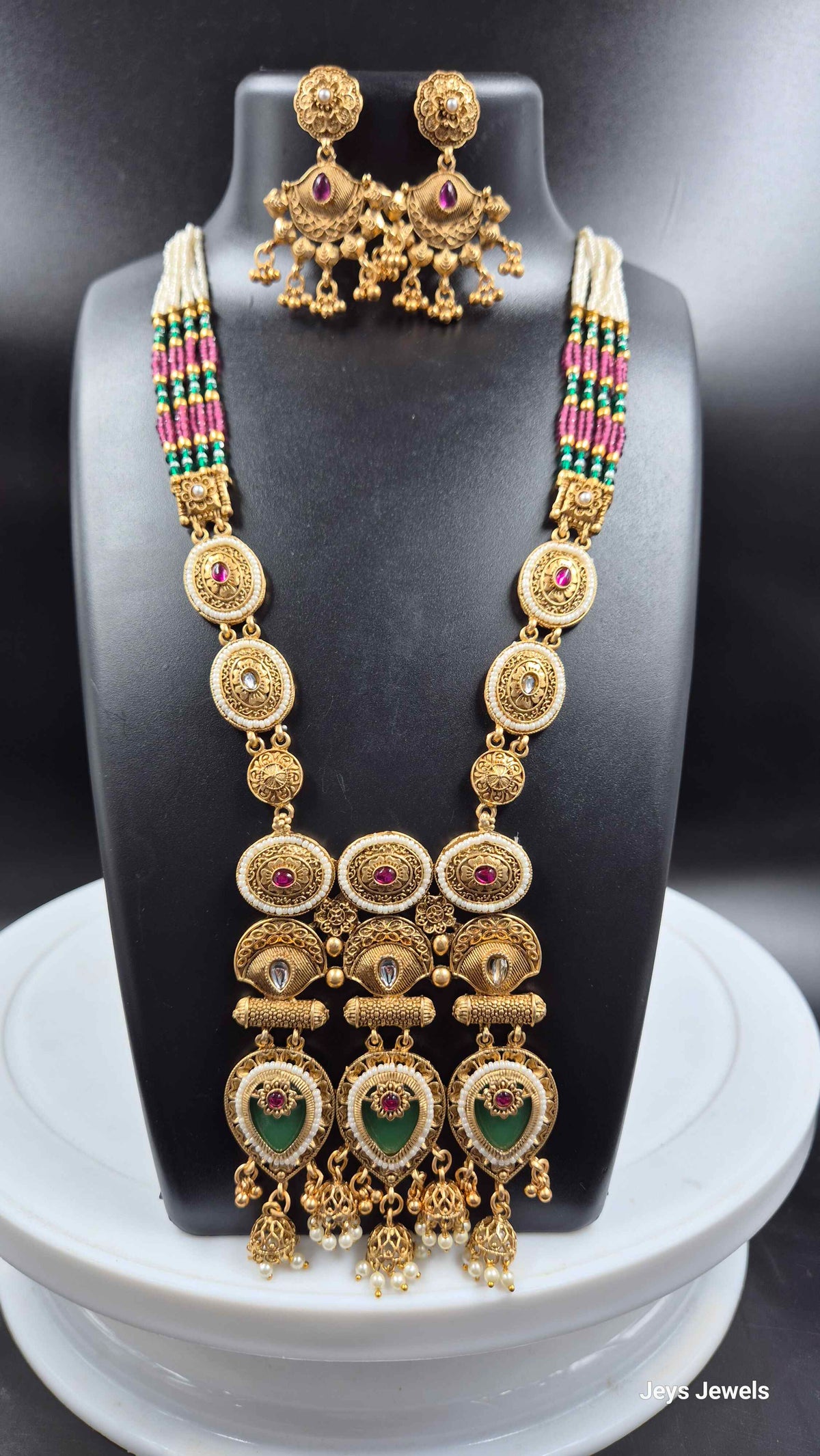 Designer Multicolor Beaded Haram