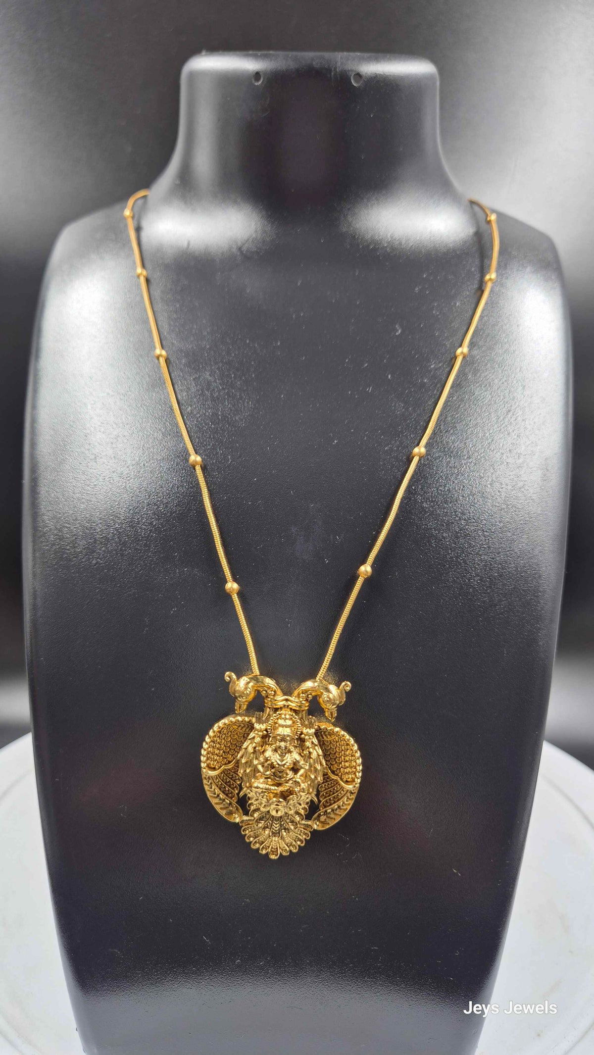 Double headed Garuda with lakshmi Pendant Necklace with Intricate Design