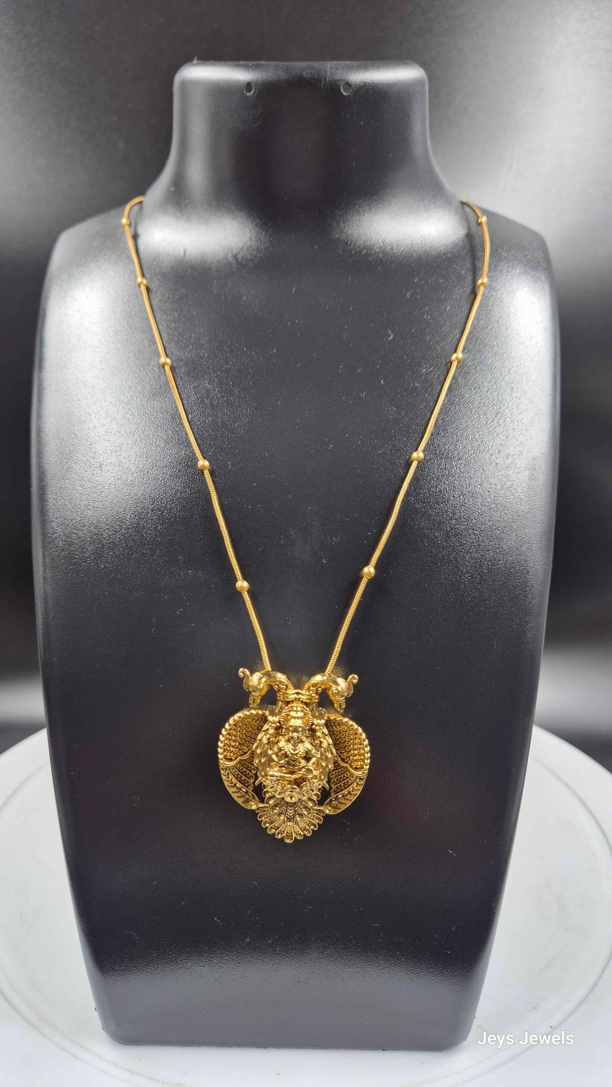Double headed Garuda with lakshmi Pendant Necklace with Intricate Design