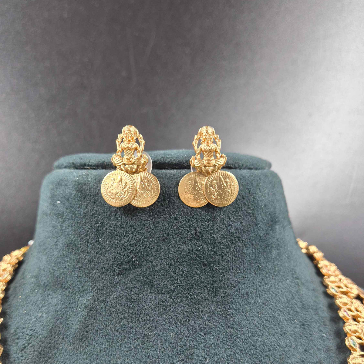 Double Layer Kasu Mala and Lakshmi pattern Set
