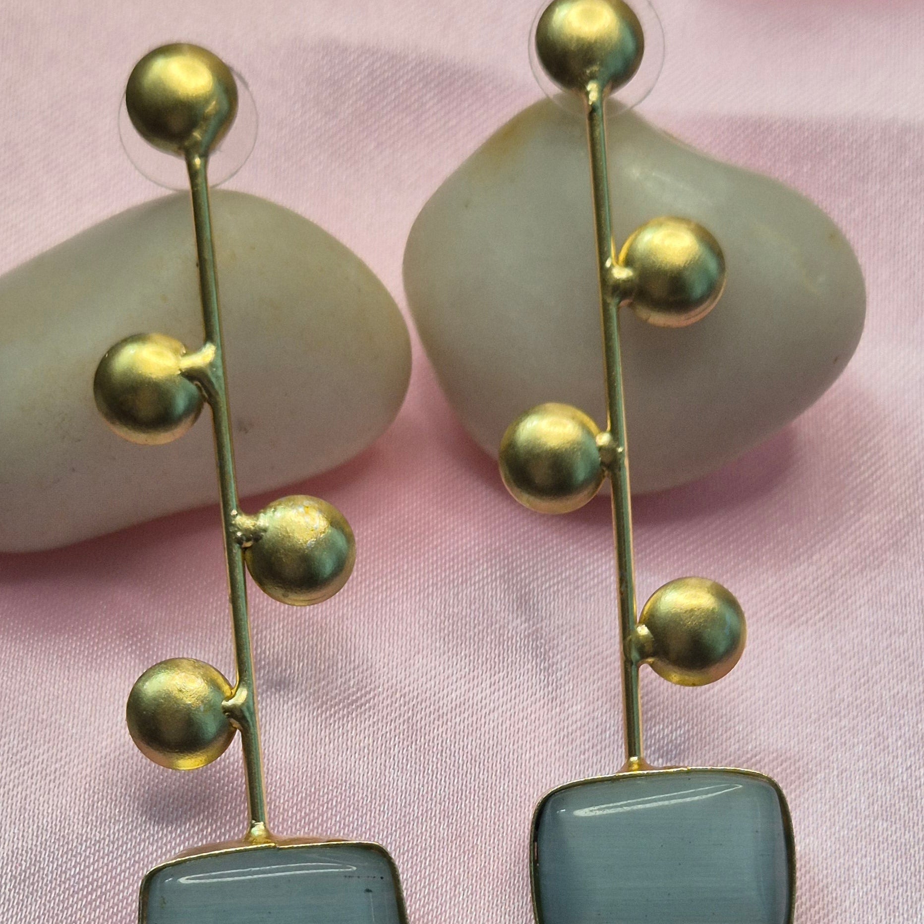 Anti Tarnish Turquoise Blue Stone