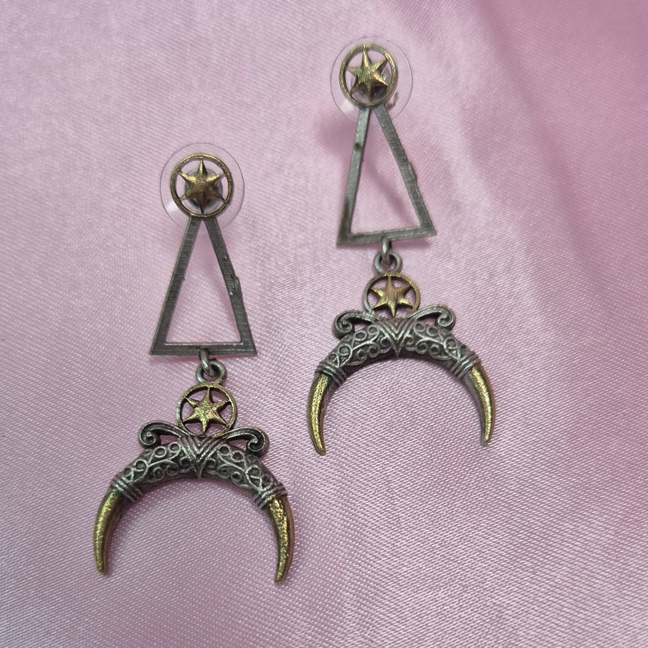 Crescent Moon Dangler