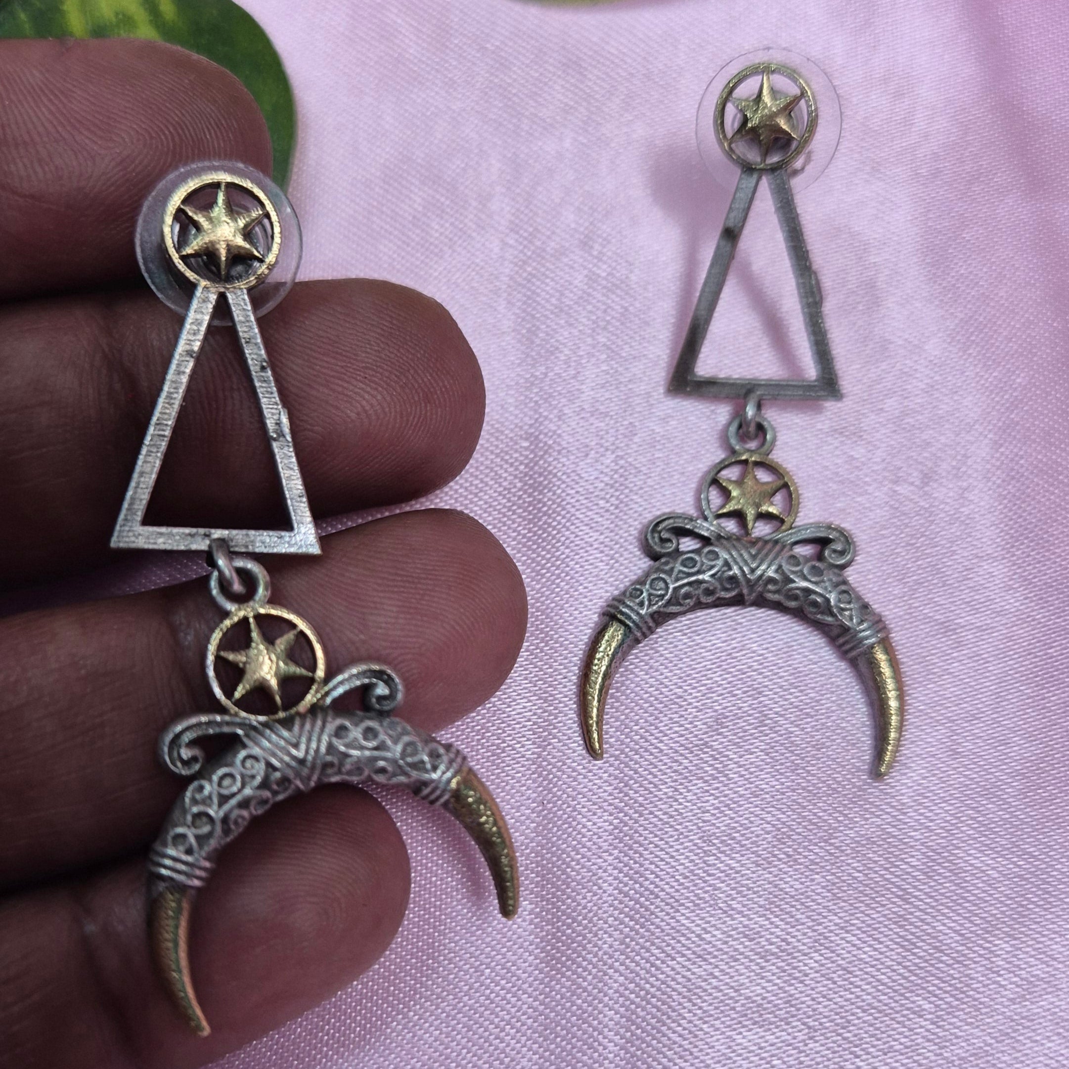 Crescent Moon Dangler