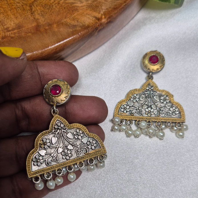 Dome Shaped Chandbali Dangler