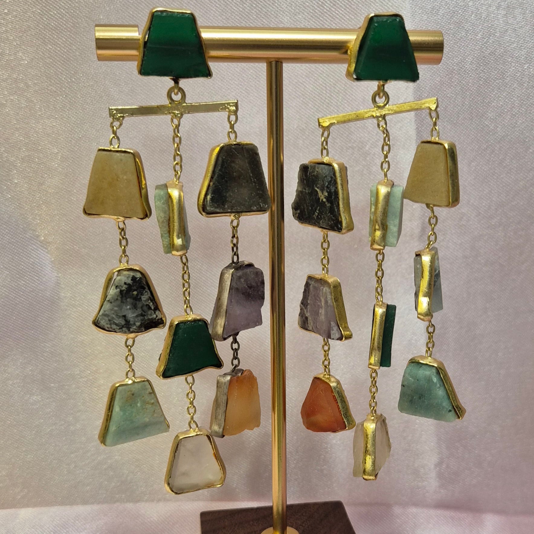 Party Wear Multi Colour Uncut Stone