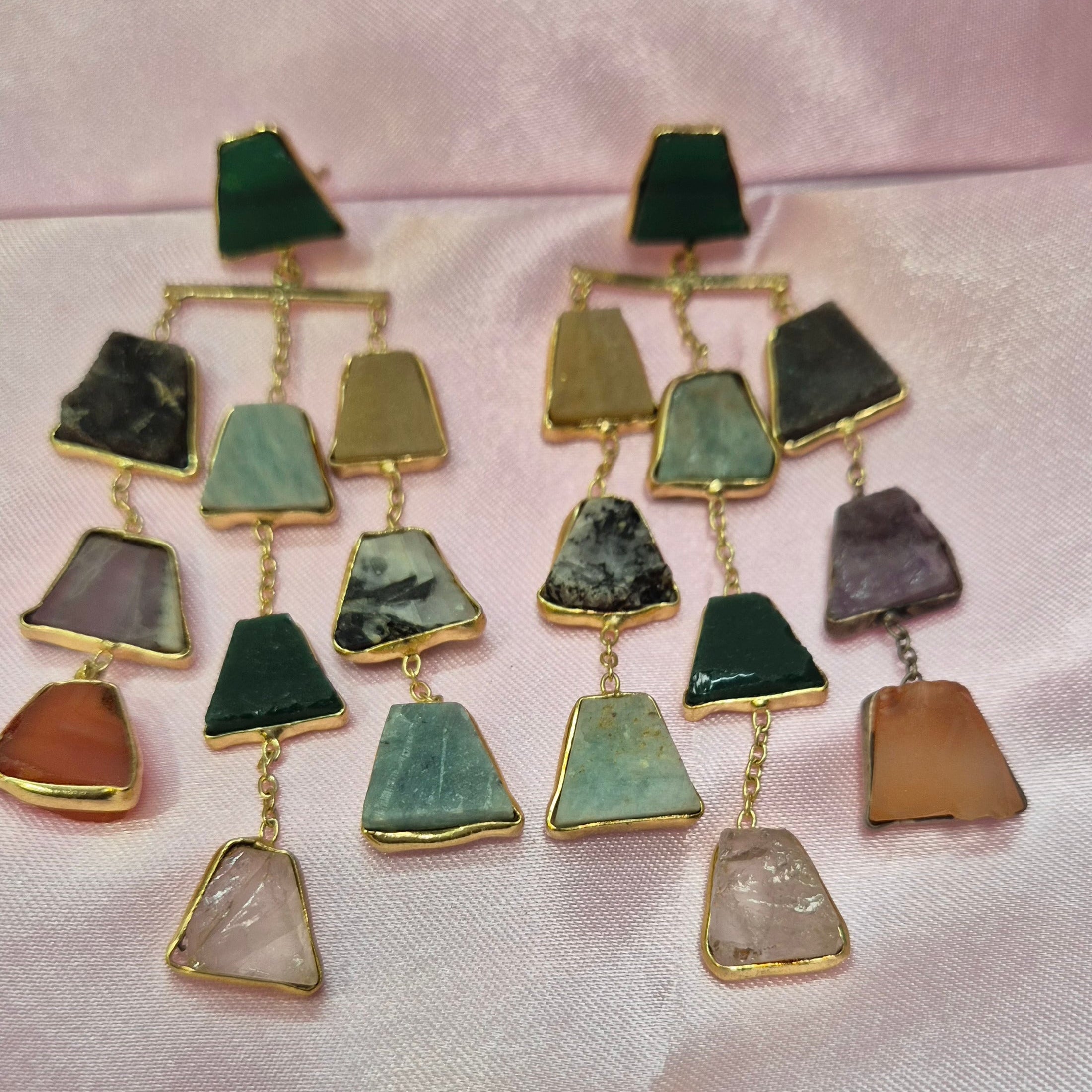 Party Wear Multi Colour Uncut Stone