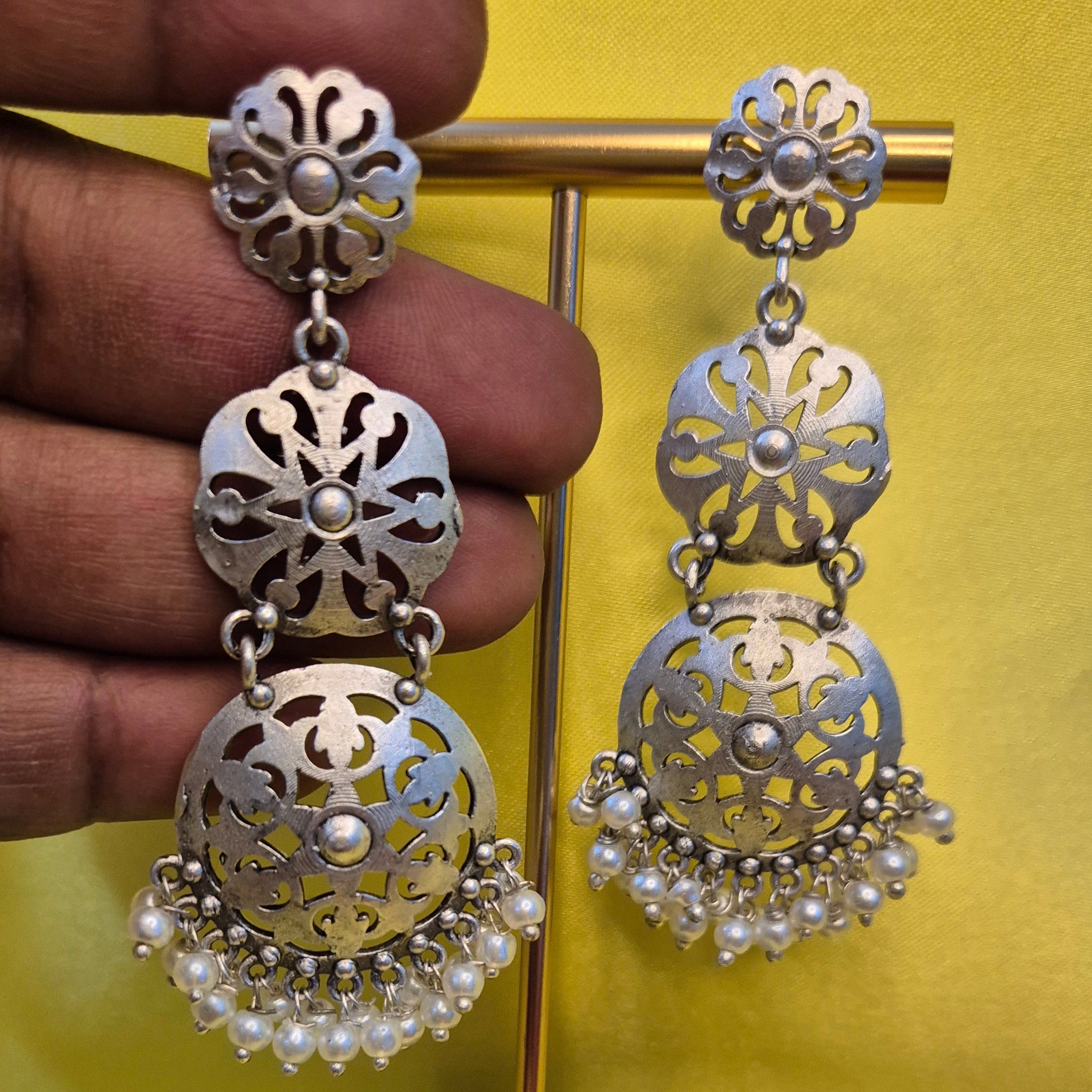 Oxidised Long 3 Circles